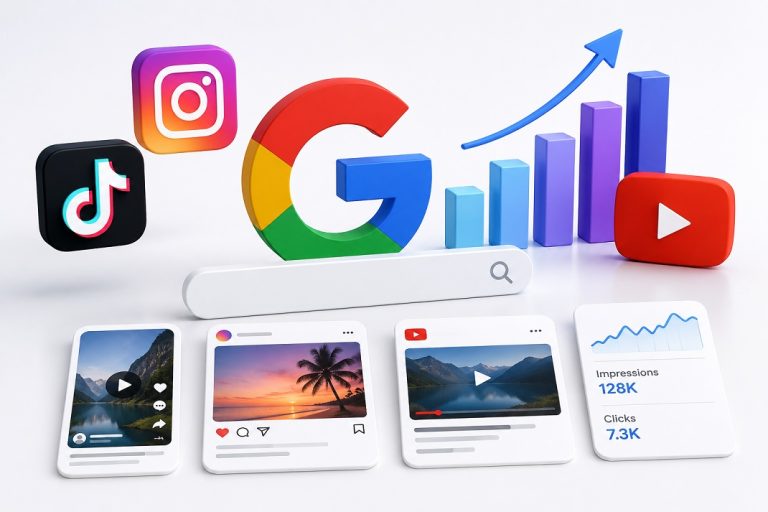 Google Search Console va arăta cum apar postările de pe TikTok și Instagram în Search